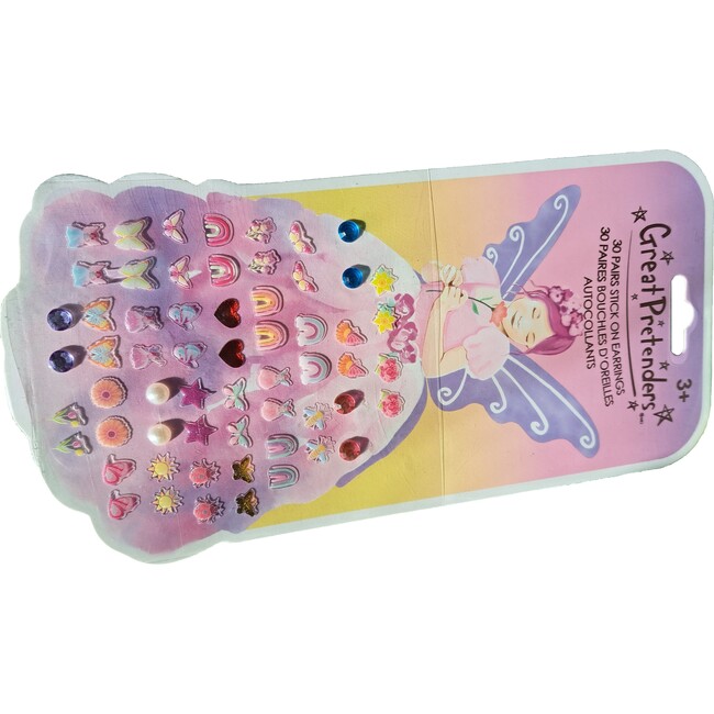 Butterfly Fairy Triana Stick on Earrings, 6pc Bundle - Costume Accessories - 3