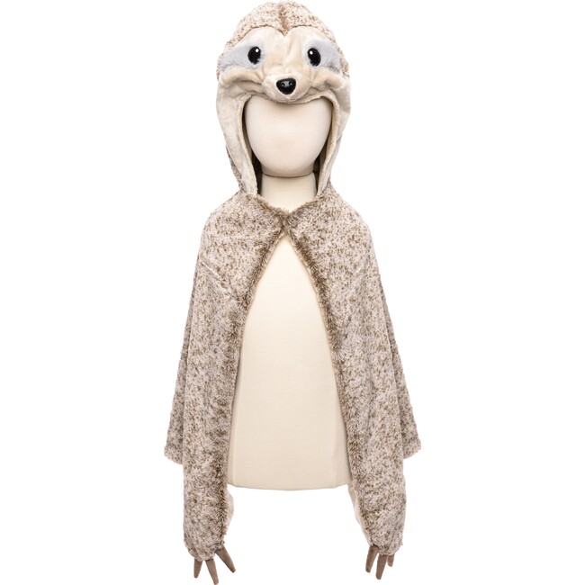 Cute & Cuddly Sloth Cape, Size 4-6