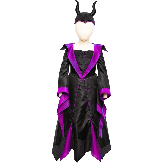 Villain Princess Dress & Headpiece, Size 5-6