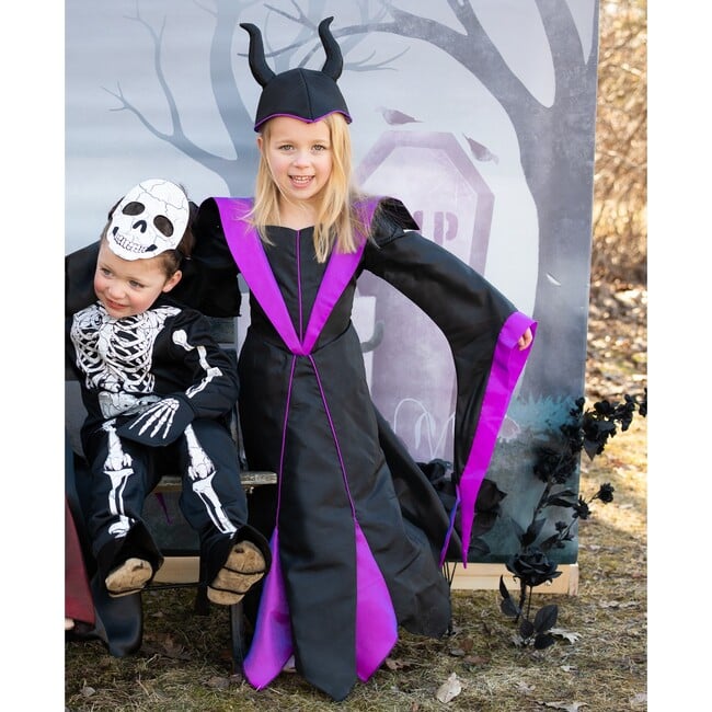 Villain Princess Dress & Headpiece, Size 5-6