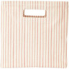 Stripes Away Medium Storage Cube, Petal - Storage Baskets - 1 - thumbnail