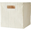 Stripes Away Medium Storage Cube, Sea - Storage Baskets - 2