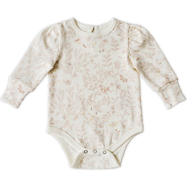 Puff Sleeve One-Piece, Secret Garden