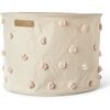 Large Pom Pom Drum, Blush - Storage Baskets - 1 - thumbnail