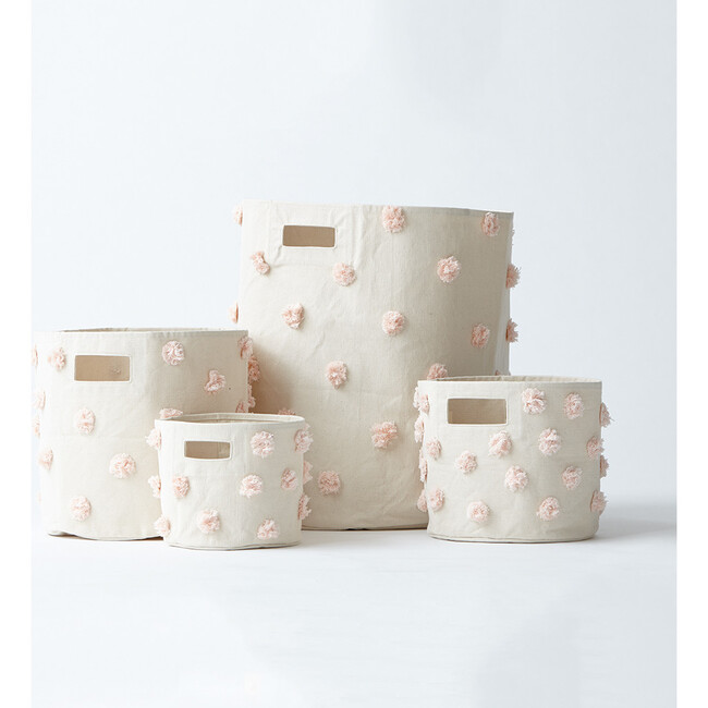 Large Pom Pom Drum, Blush