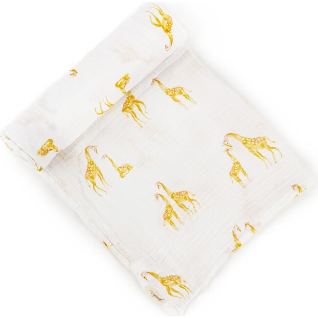 Follow Me Organic Cotton Swaddle, Giraffe - Crib Sheets - 1