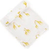 Follow Me Organic Cotton Swaddle, Giraffe - Crib Sheets - 1 - thumbnail