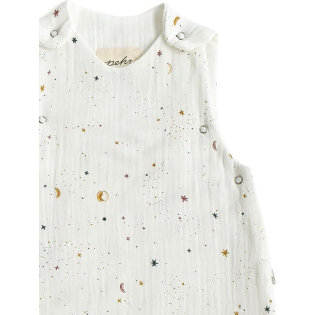 Celestial Muslin 1.0 TOG Sleep Bag, Yellow/Cream - Sleep Sacks - 4