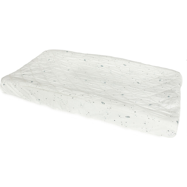 Rocketman Change Pad Cover, White - Changing Pads - 2