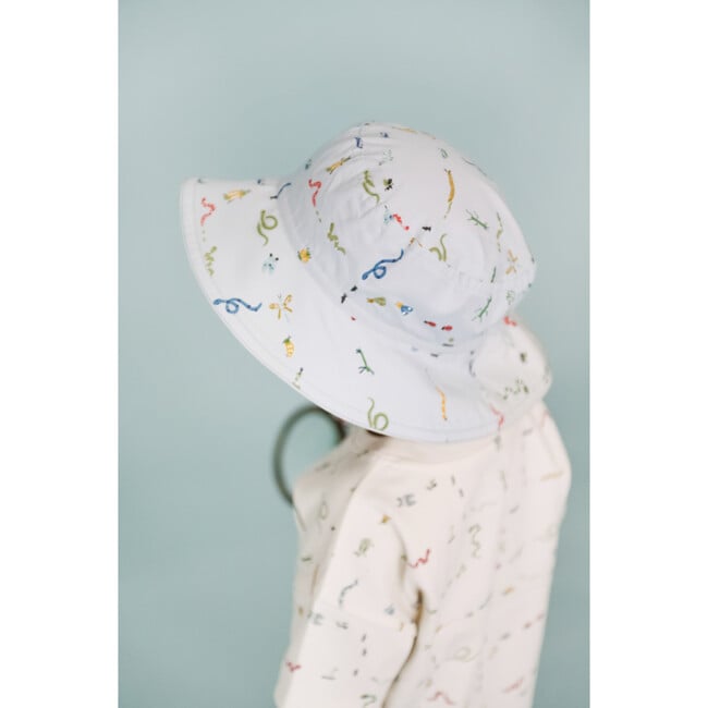 Bucket Hat, Crawling Critters Blue - Hats - 4