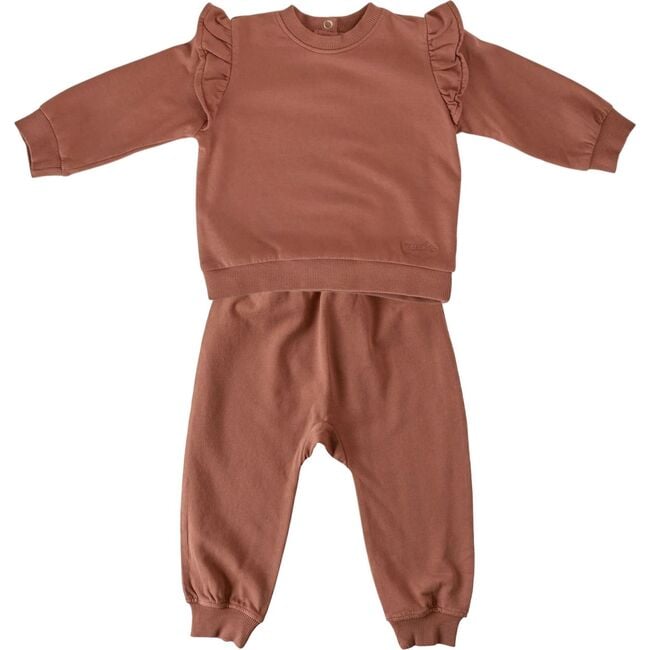 French Terry Matching Set, Clay - Mixed Apparel Set - 1