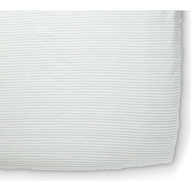 Stripes Away Crib Sheet, Sea - Crib Sheets - 1