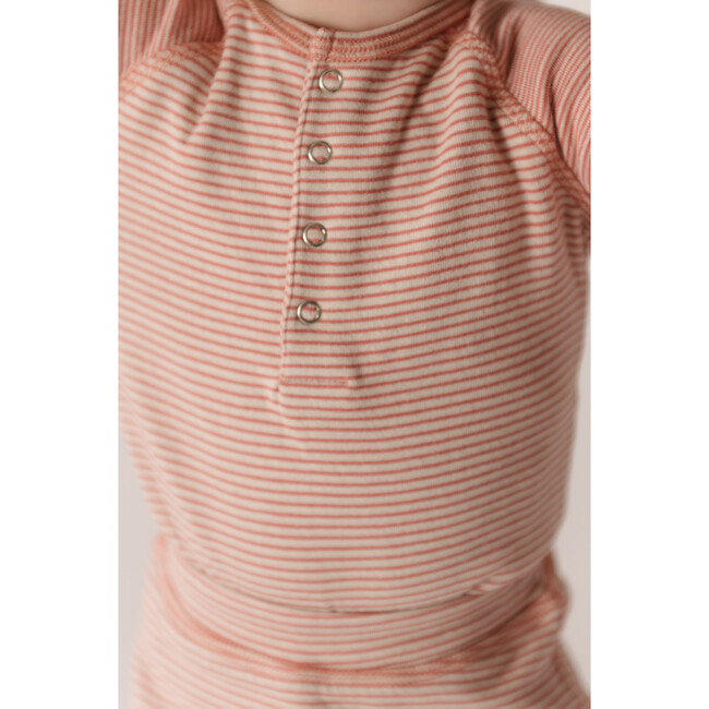 Sailor Stripe Raglan One-Piece, Tea Rose - Jumpsuits - 2