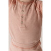 Sailor Stripe Raglan One-Piece, Tea Rose - Jumpsuits - 2 - thumbnail