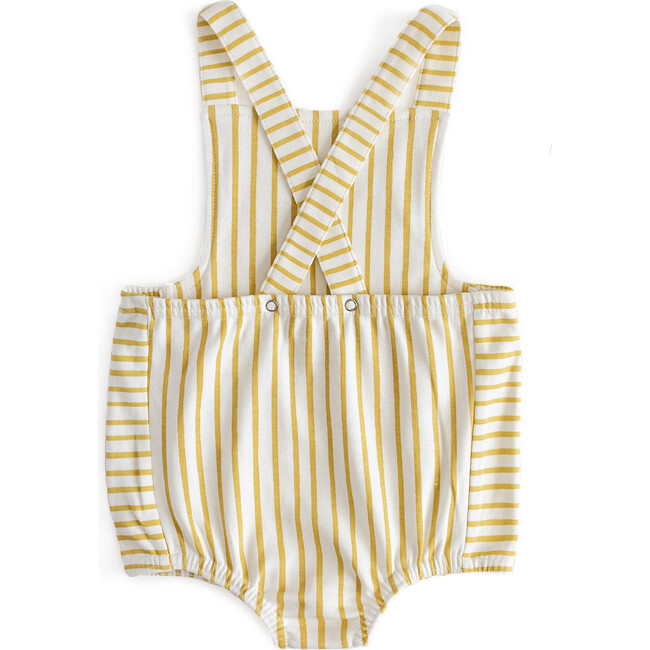 Criss-Cross Overall One-Piece, Marigold - Onesies - 3
