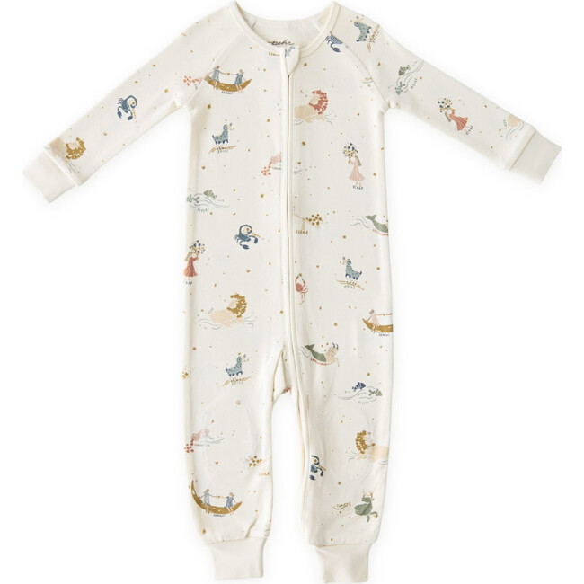 Ribbed Baby Footless Sleeper, Zodiac