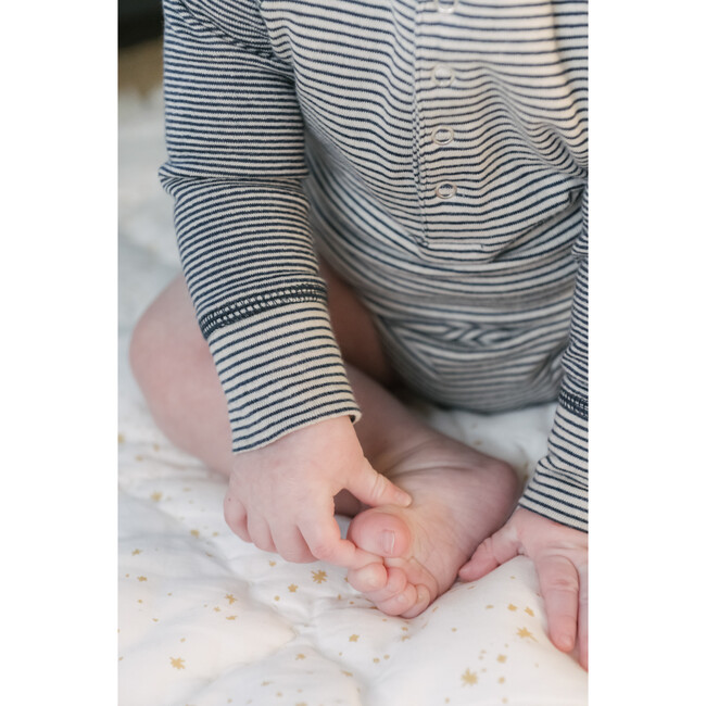 Sailor Stripe Raglan One-Piece, Ink - Jumpsuits - 2