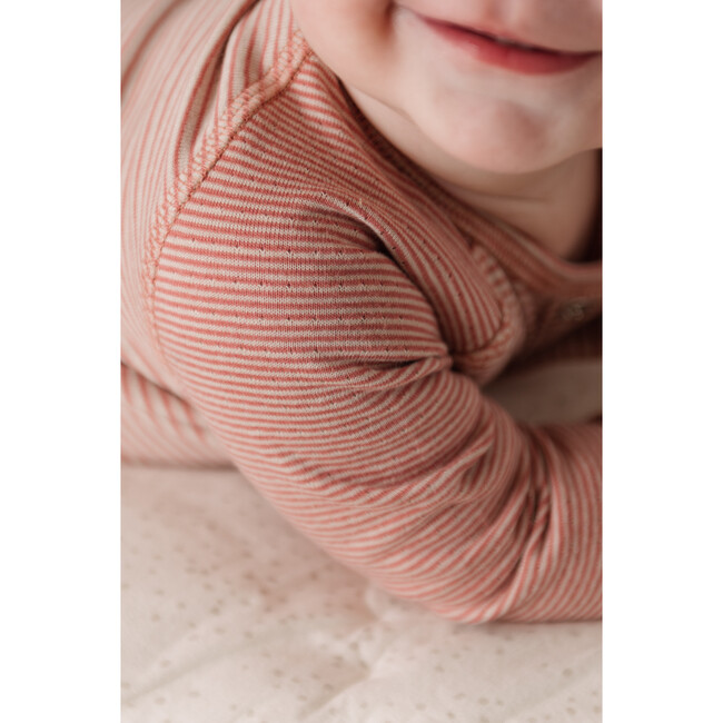 Sailor Stripe Raglan One-Piece, Tea Rose - Jumpsuits - 3