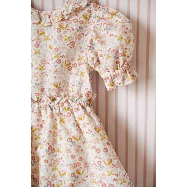 Ruffle Puff Sleeve Dress, Floret