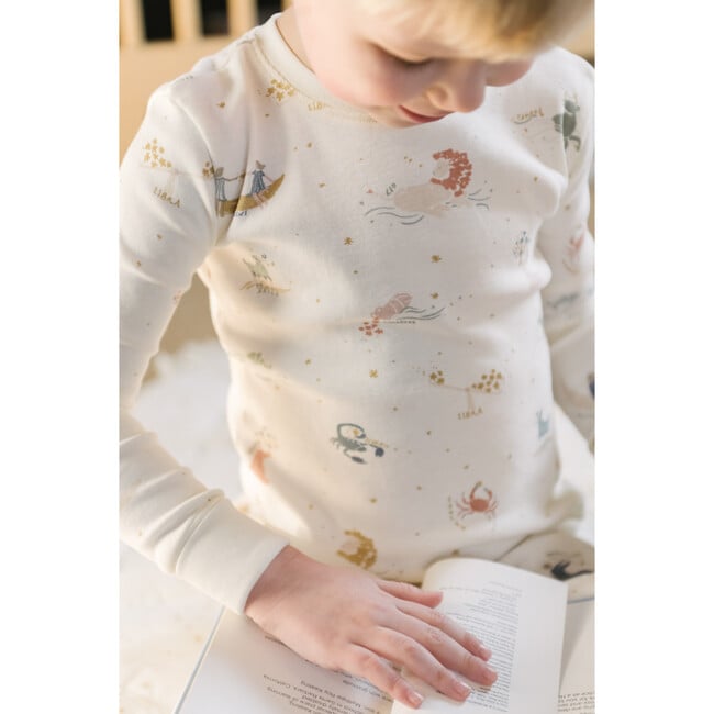Ribbed Toddler Pajama, Zodiac