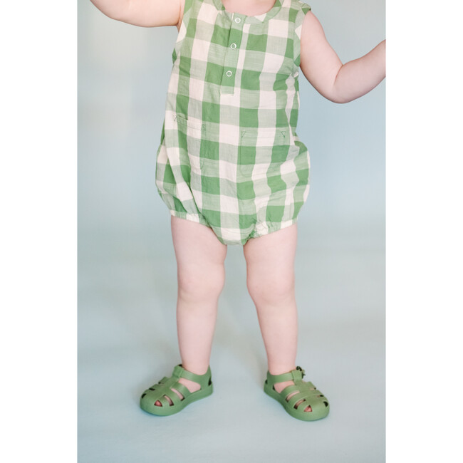 Pocket One-Piece, Checkmate Grass - Jumpsuits - 2