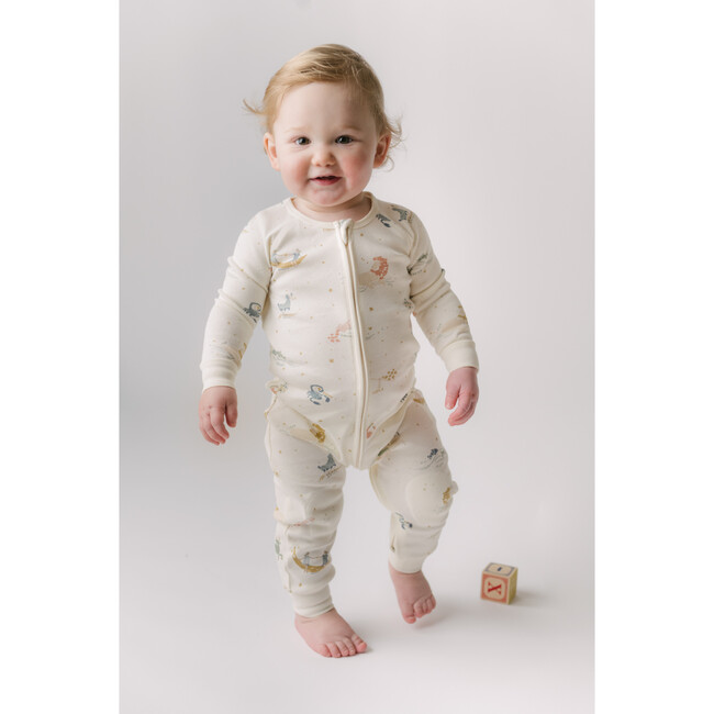 Ribbed Baby Footless Sleeper, Zodiac - Pajamas - 3