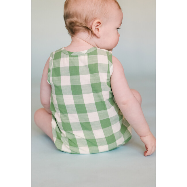 Pocket One-Piece, Checkmate Grass - Jumpsuits - 3