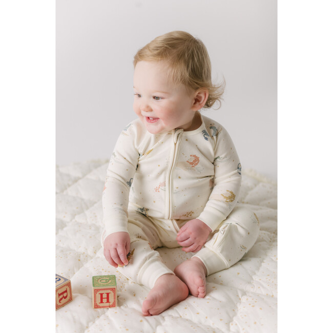 Ribbed Baby Footless Sleeper, Zodiac - Pajamas - 4