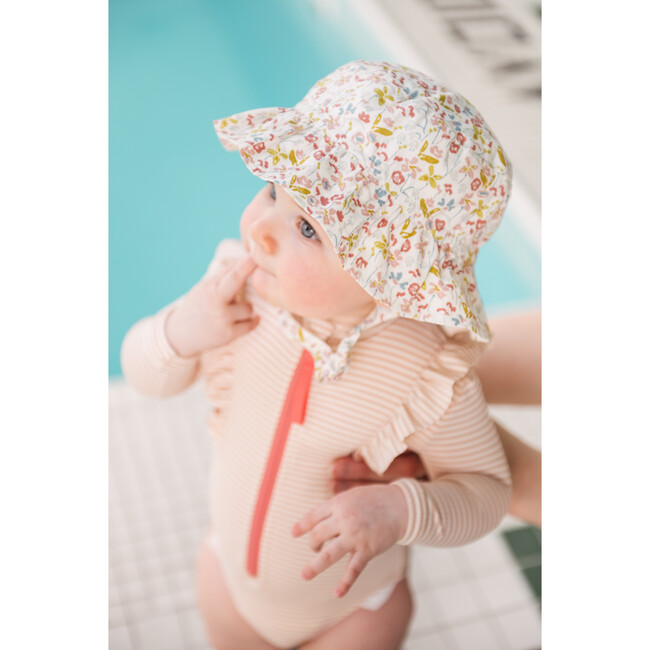 Ruffle Bucket Hat, Floret - Hats - 4
