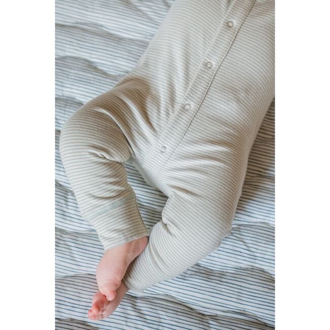 Sailor Stripe Raglan Romper, Sea - Jumpsuits - 5