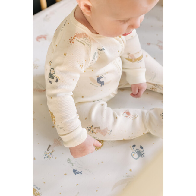 Ribbed Baby Sleeper, Zodiac - Pajamas - 6