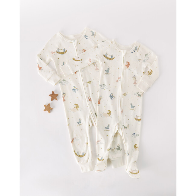 Ribbed Baby Footless Sleeper, Zodiac - Pajamas - 5