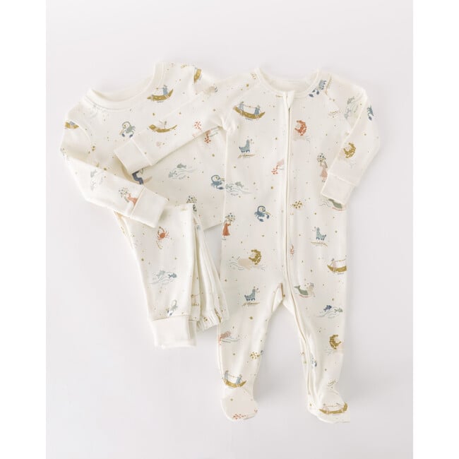Ribbed Toddler Pajama, Zodiac - Pajamas - 5