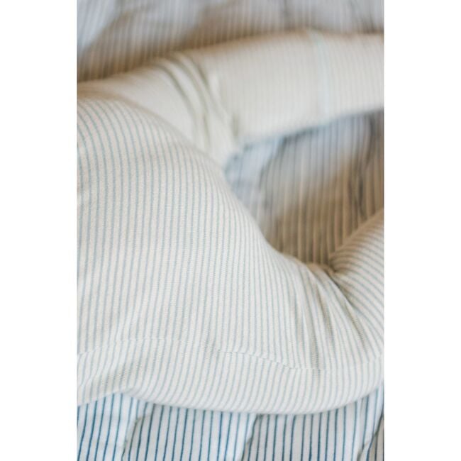 Sailor Stripe Raglan Romper, Sea - Jumpsuits - 6