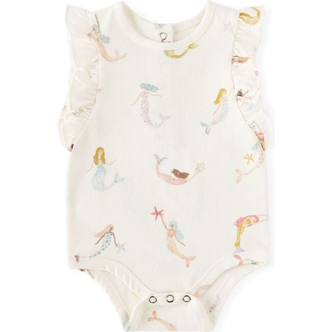 Sleeveless Flutter One-Piece, Mermaid Melody