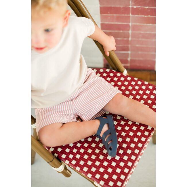 Seersucker Shorts, Anchor Red - Shorts - 4