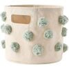 Pom Pom Basket - Mini, Sea - Storage Baskets - 1 - thumbnail