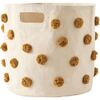 Pom Pom Basket - Bin, Dijon - Storage Baskets - 1 - thumbnail