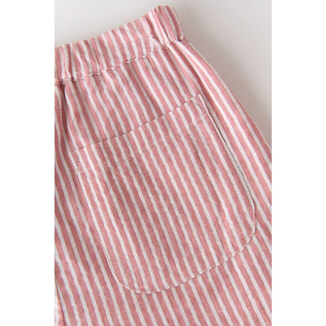 Seersucker Shorts, Anchor Red - Shorts - 6