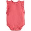 Garment Dye Flutter One-Piece, Raspberry - Jumpsuits - 1 - thumbnail