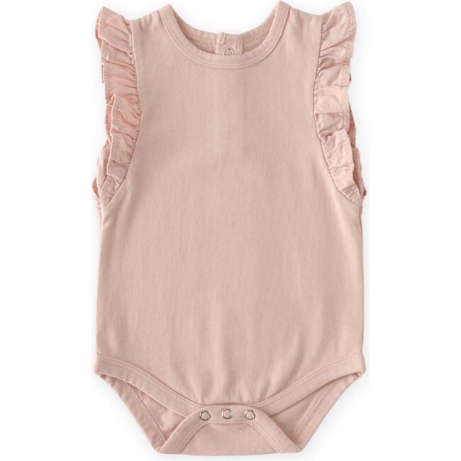 Garment Dye Flutter One-Piece, Soft Peony - Jumpsuits - 1