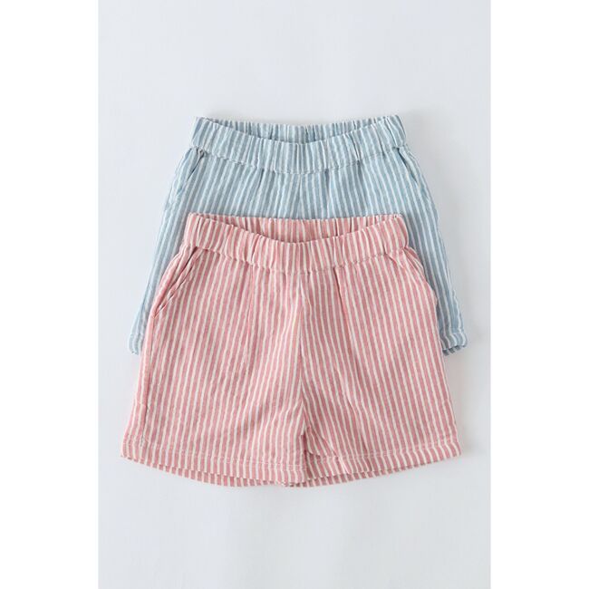 Seersucker Shorts, Anchor Red - Shorts - 7