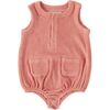Classic Terry Pocket One-Piece, Shell - Jumpsuits - 1 - thumbnail