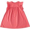 Garment Dye Ruffle Dress, Raspberry - Dresses - 2 - thumbnail