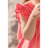 Garment Dye Ruffle T-Shirt, Raspberry - T-Shirts - 3 - thumbnail