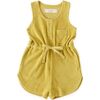 Classic Terry Drawstring Romper, Citrus - Rompers - 1 - thumbnail