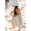 Garment Dye Ruffle Dress, Sea - Dresses - 4 - thumbnail