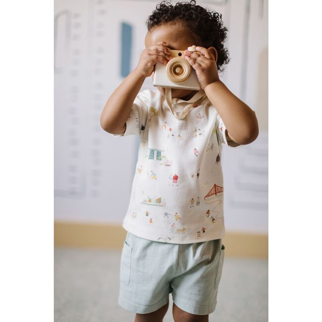 Garment Dye Short, Sea - Shorts - 5