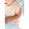 Garment Dye Ruffle T-Shirt, Sand - T-Shirts - 5 - thumbnail