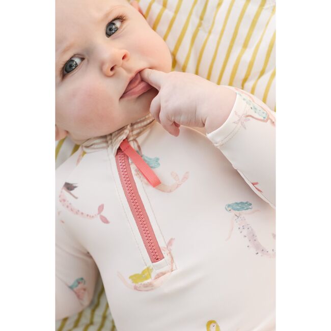 Baby Swim Rash Guard & Bloomer, Mermaid Melody - Shorts - 2